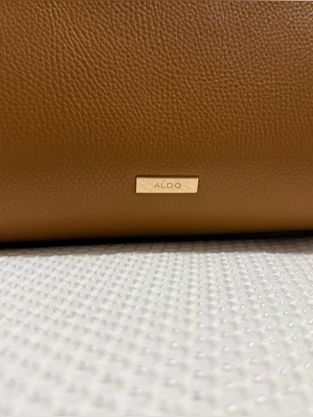 Aldo Caramel Tan Pebbled Shoulder Bag - Picture 5 of 5